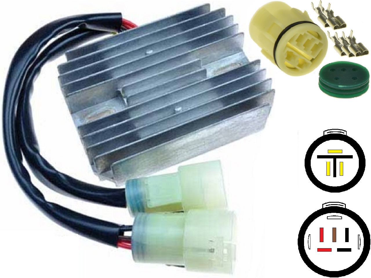 CARR441 - Kawasaki ZX MOSFET Raddrizzatore del regolatore di tensione (SH689-12, 21066-1119) - Clicca l'immagine per chiudere