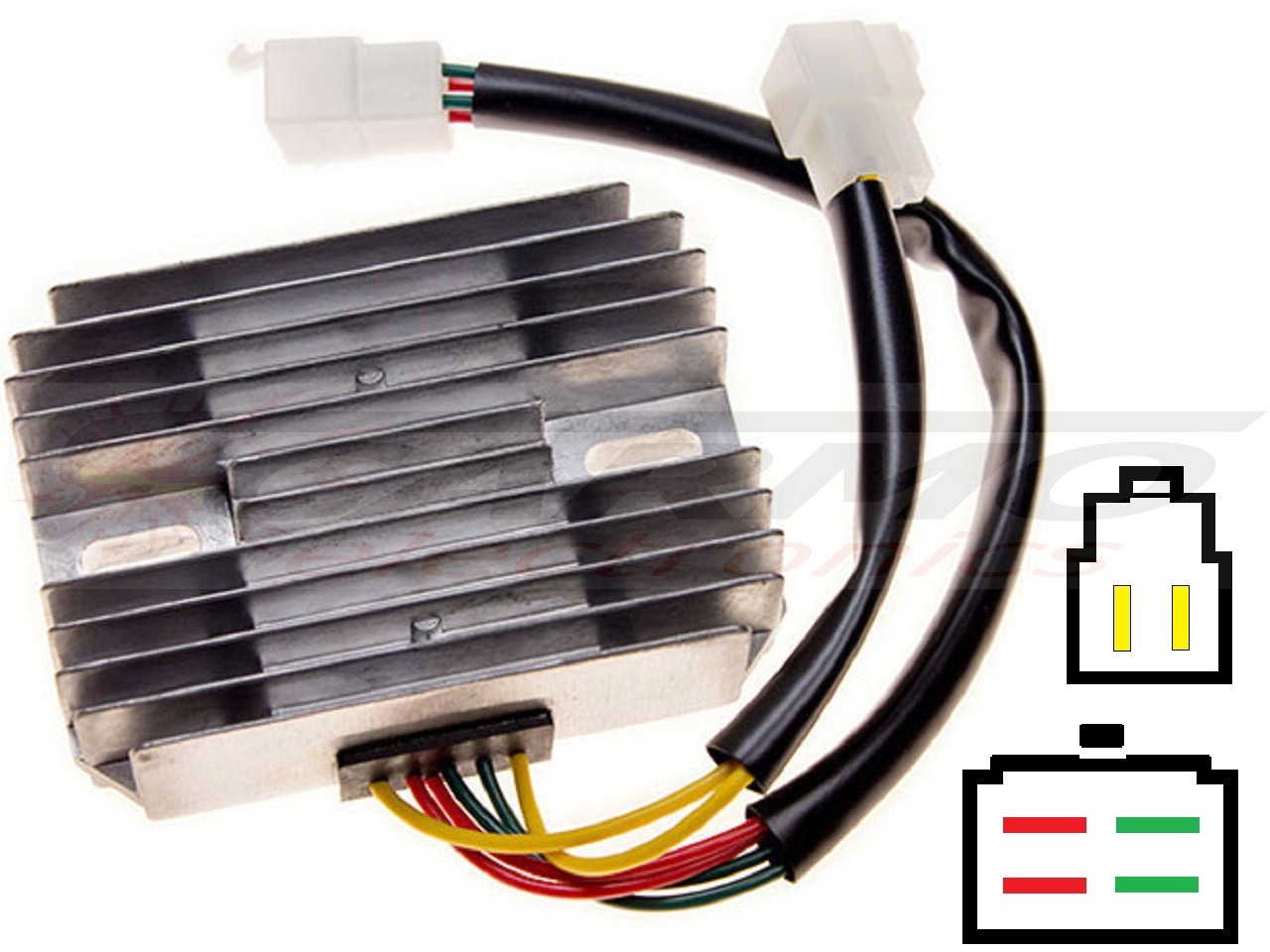 CARR521 Ducati MG 2-fase MOSFET Raddrizzatore del regolatore di tensione 54040131A / SH673-12 - Clicca l'immagine per chiudere