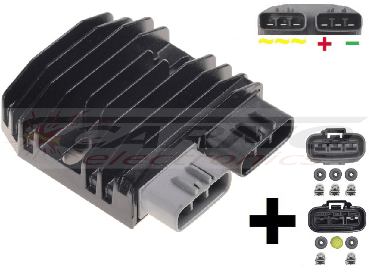 CARR5925 + contra BMW Can Am Ducati MOSFET Raddrizzatore del regolatore di tensione (migliorato SH847, FH020AB) - Clicca l'immagine per chiudere