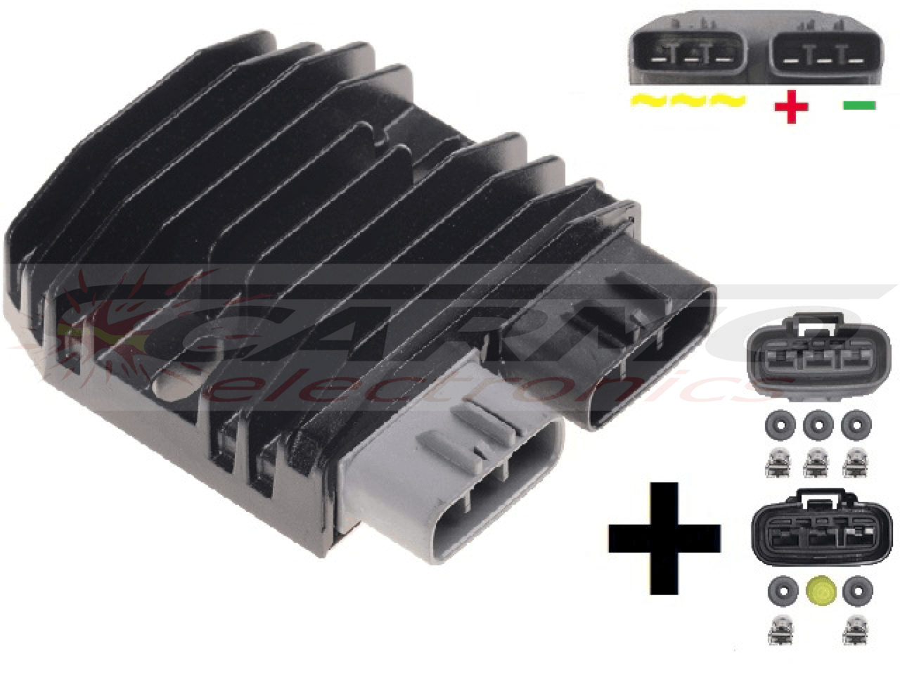 CARR5925 + contra Honda Kawasaki Polaris MOSFET Raddrizzatore del regolatore di tensione (migliorato SH847) - Clicca l'immagine per chiudere