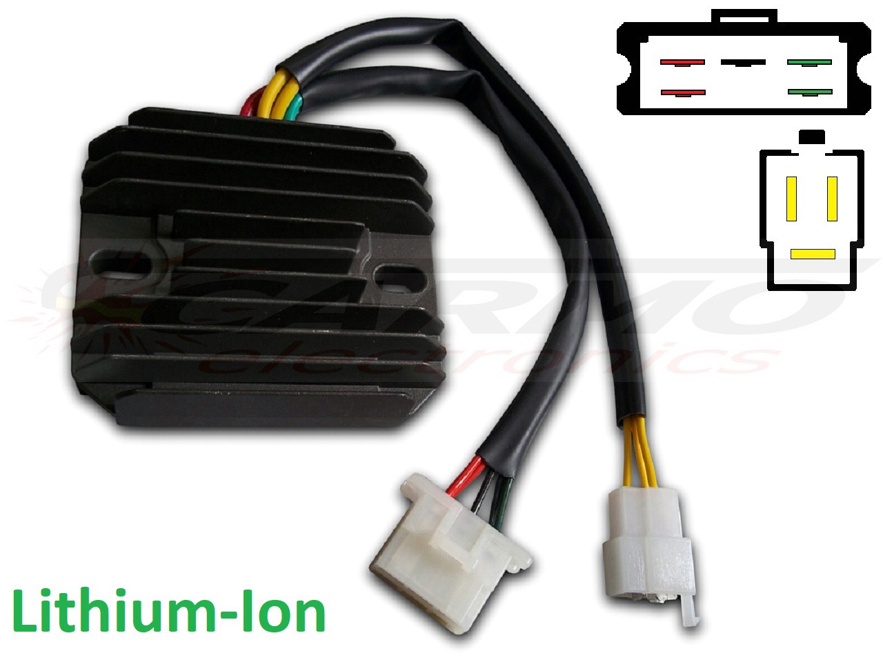 CARR644-LI Transalp Africa twin Shadow Intruder MOSFET Raddrizzatore del regolatore di tensione - Lithium Ion - Clicca l'immagine per chiudere