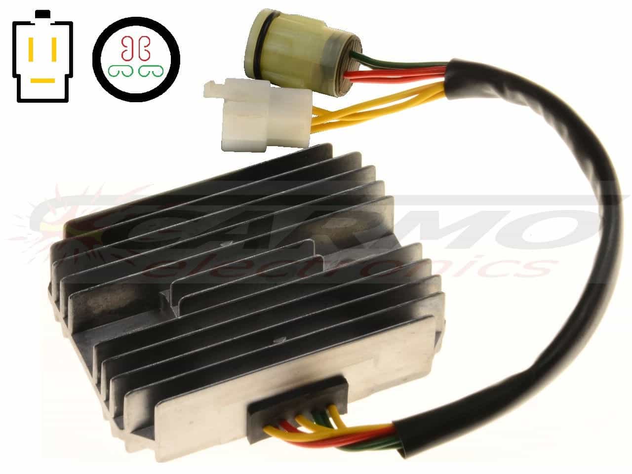 CARR831 Honda XRV750 Africa Twin MOSFET Raddrizzatore del regolatore di tensione - Clicca l'immagine per chiudere