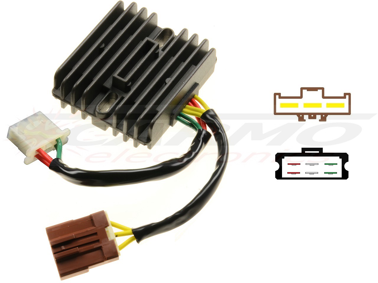 CARR971 - Aprilia RSV1000 Mille Tuono Caponord Futura SL1000 Falco MOSFET Raddrizzatore del regolatore di tensione - Clicca l'immagine per chiudere