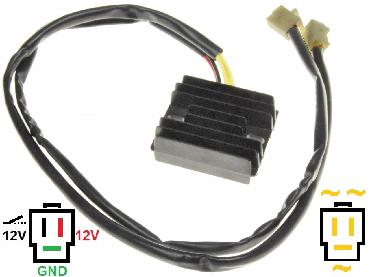 CARR101NX-LI - Honda NX250 MOSFET Raddrizzatore del regolatore di tensione Lithium-Ion - LiFePO4 LFP - Clicca l'immagine per chiudere