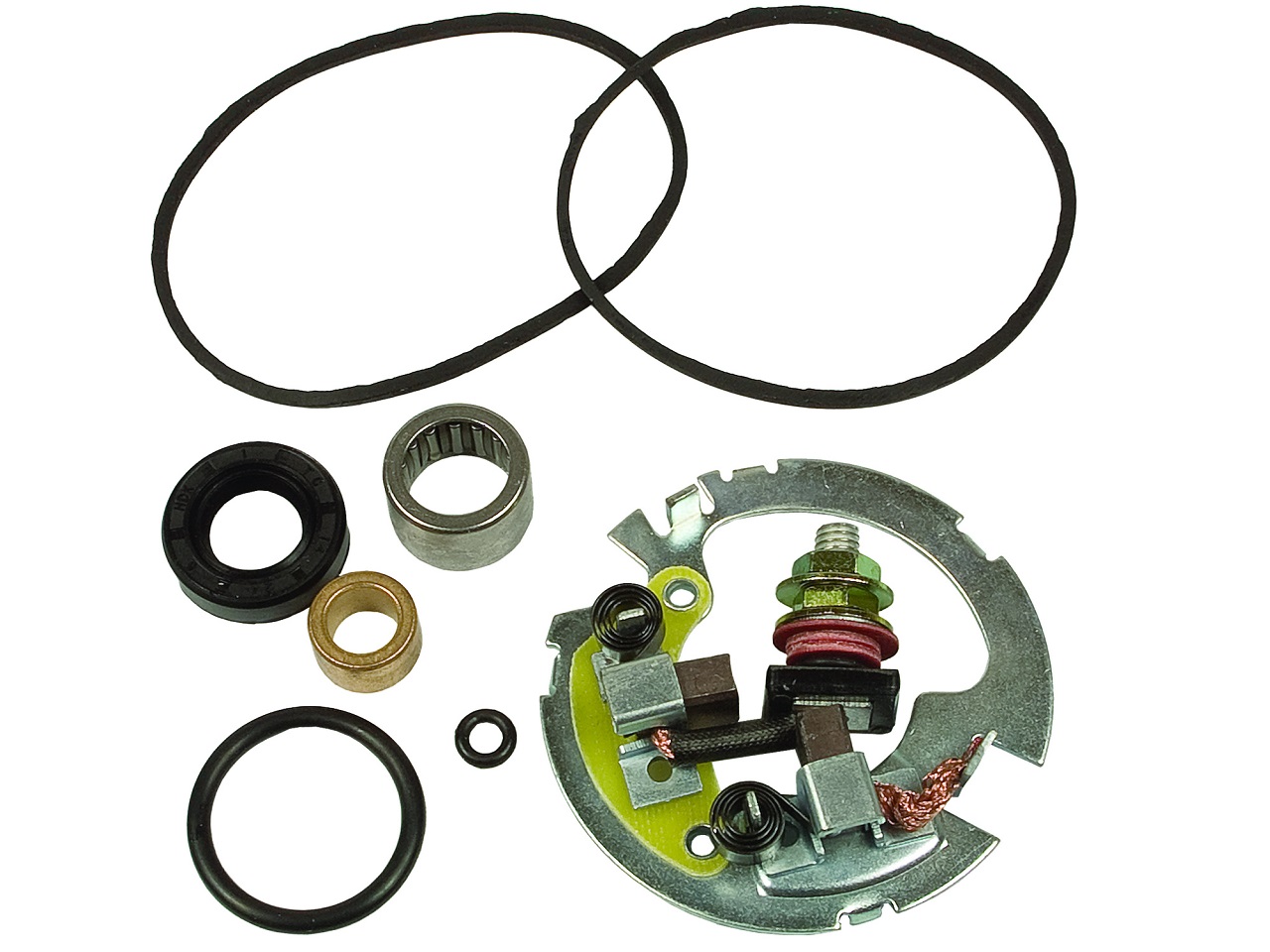 Motorino di avviamento set di spazzole in carbone Arctic Cat 250 300 Honda CBR600F NX650 TRX XR650 Kawasaki ZR Suzuki LT Yamaha - Clicca l'immagine per chiudere