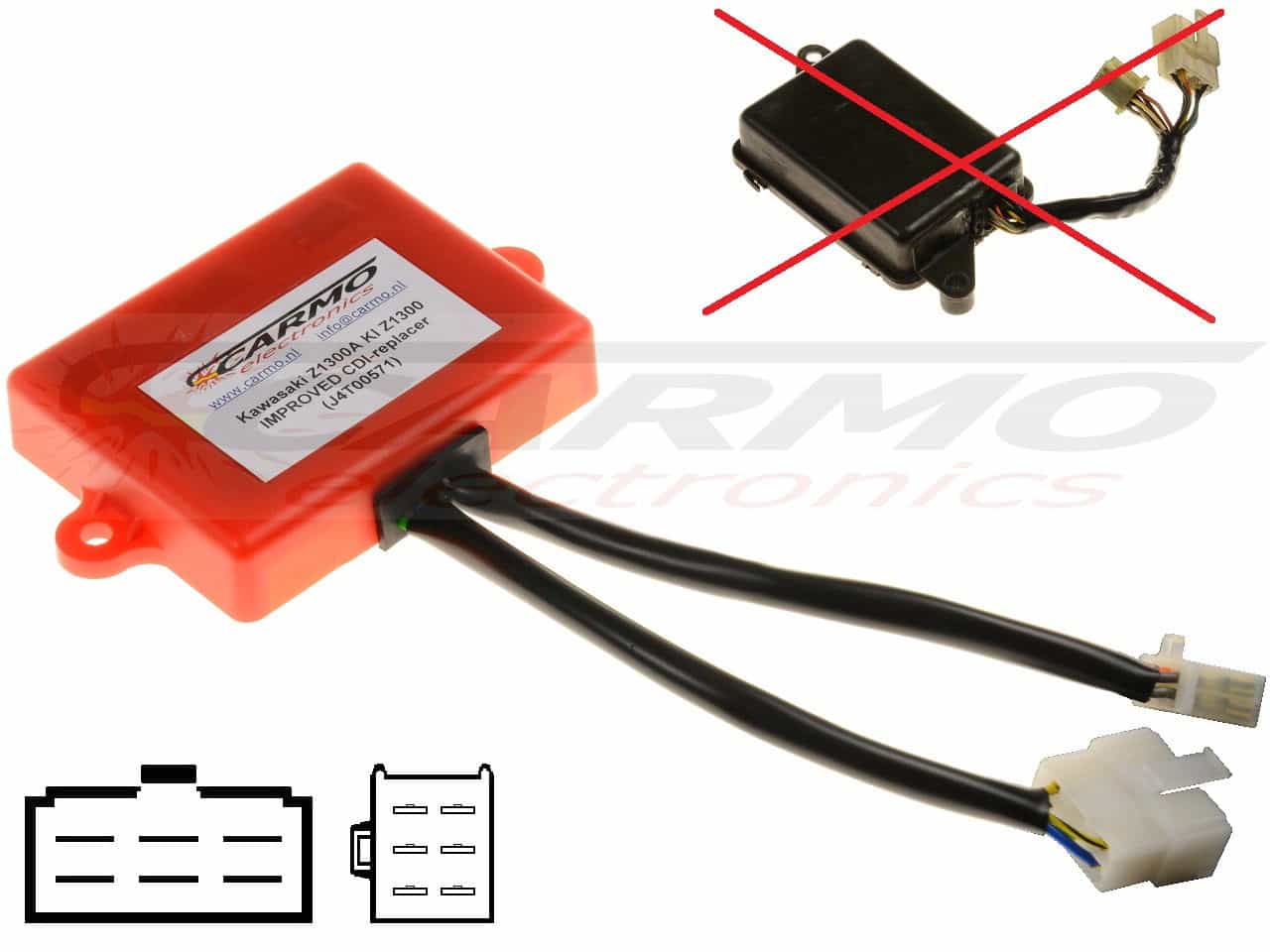 Kawasaki Z1300A KZ1300 CDI IC Igniter 21119-1023, J4T00571 - Clicca l'immagine per chiudere