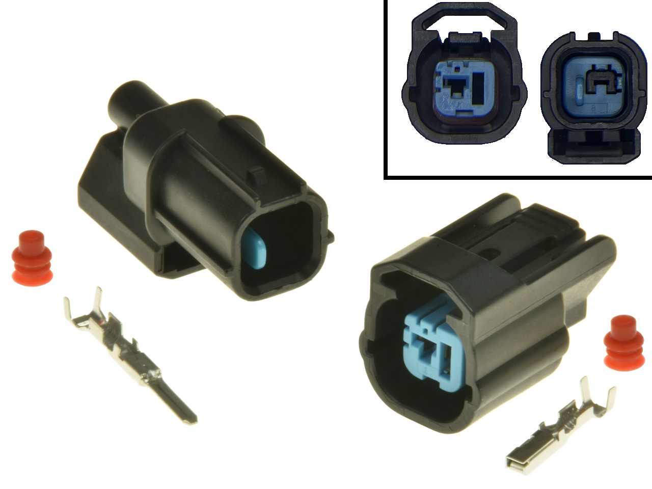 Set di connettori per sensore di detonazione a 1 pin Honda completo - Clicca l'immagine per chiudere