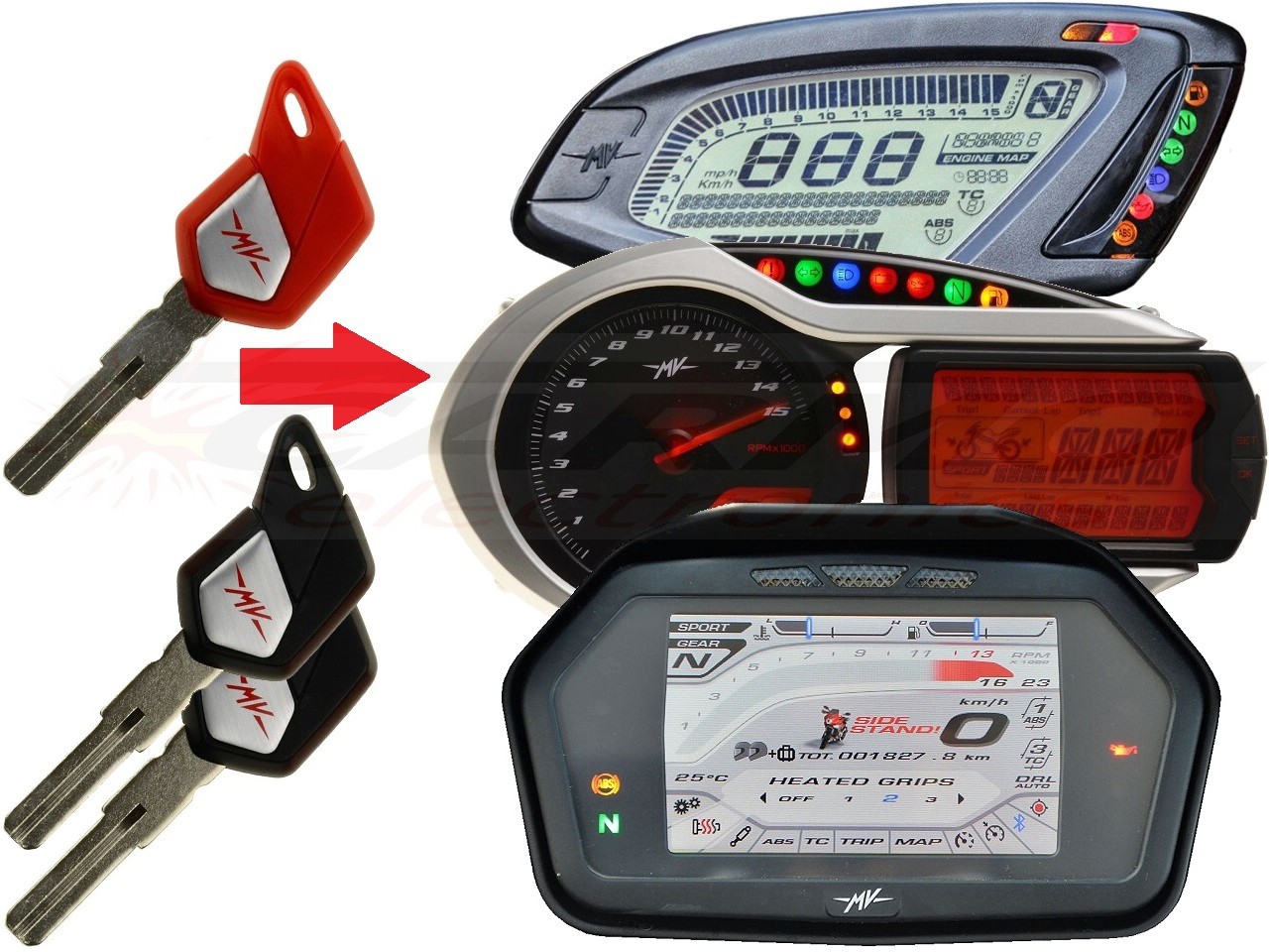 Transponder chip chiave per centralina MV Agusta x3 → unit - Clicca l'immagine per chiudere