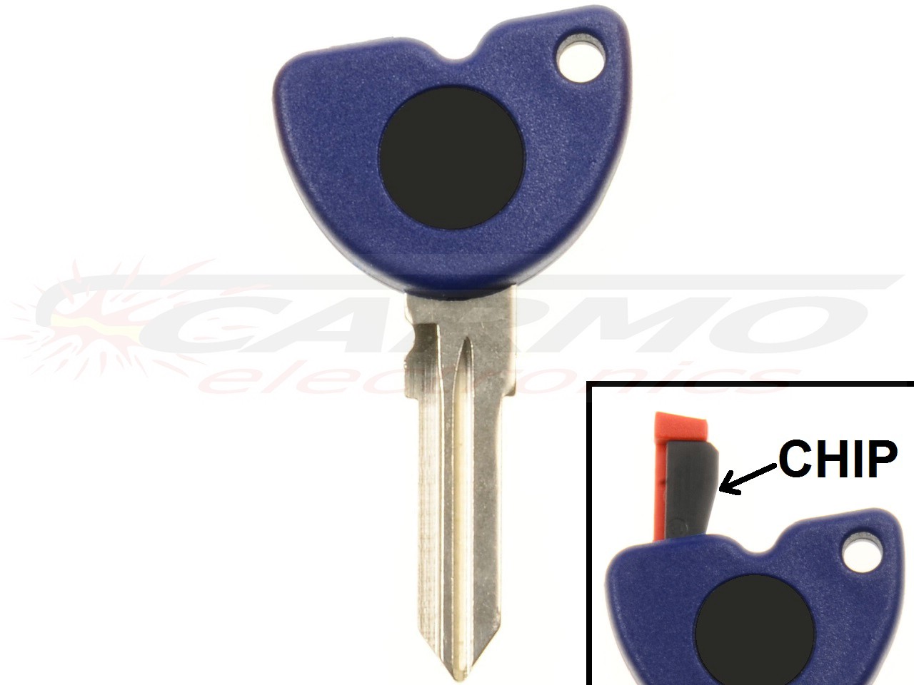 Chip chiave Piaggio/Vespa/Gilera + chip (PIA-1B004020, PIA-573960) - Clicca l'immagine per chiudere