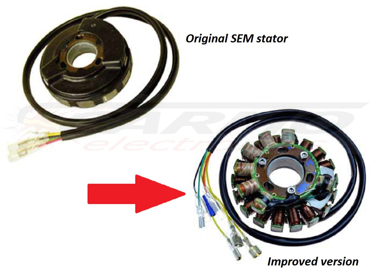 ST5410L - Husaberg Illuminazione e accensione Statore alternatore - Clicca l'immagine per chiudere