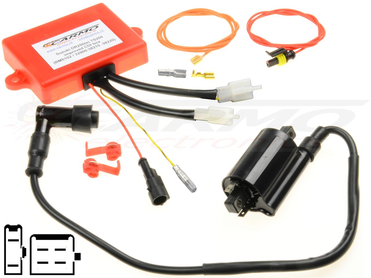 Suzuki DR250 DR250S CDI ignition BM5102 32900-38210 32900-38220 - Clicca l'immagine per chiudere