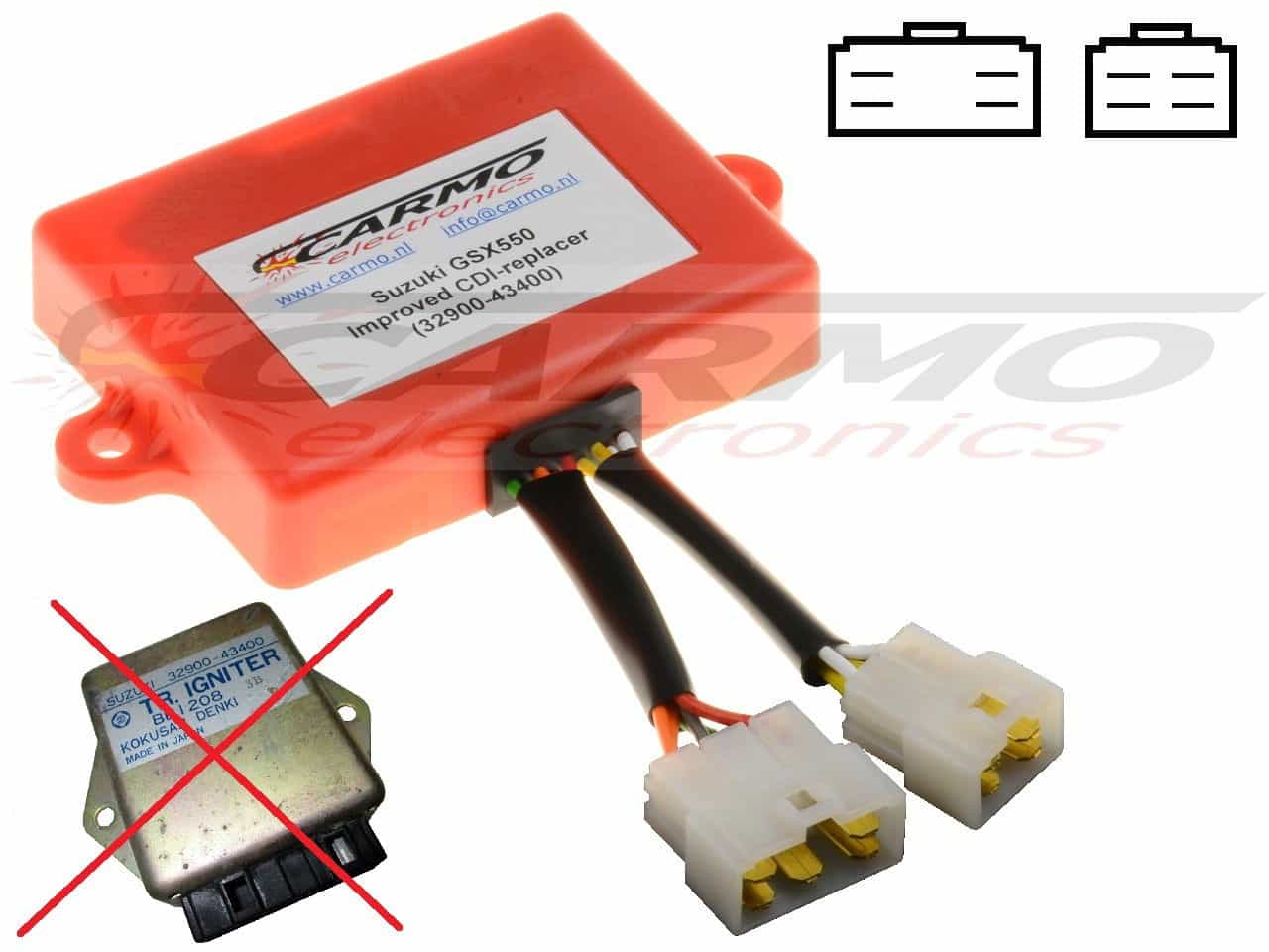 Suzuki Gs550 Gsx550 Cdi Bb1208 32900-43400 [Gsx550 Bb1208 Verv] - €299.00 : Carmo Electronics, The Place For Parts Or Electronics For Your Motorbike Quad Scooter Car Or Jetski