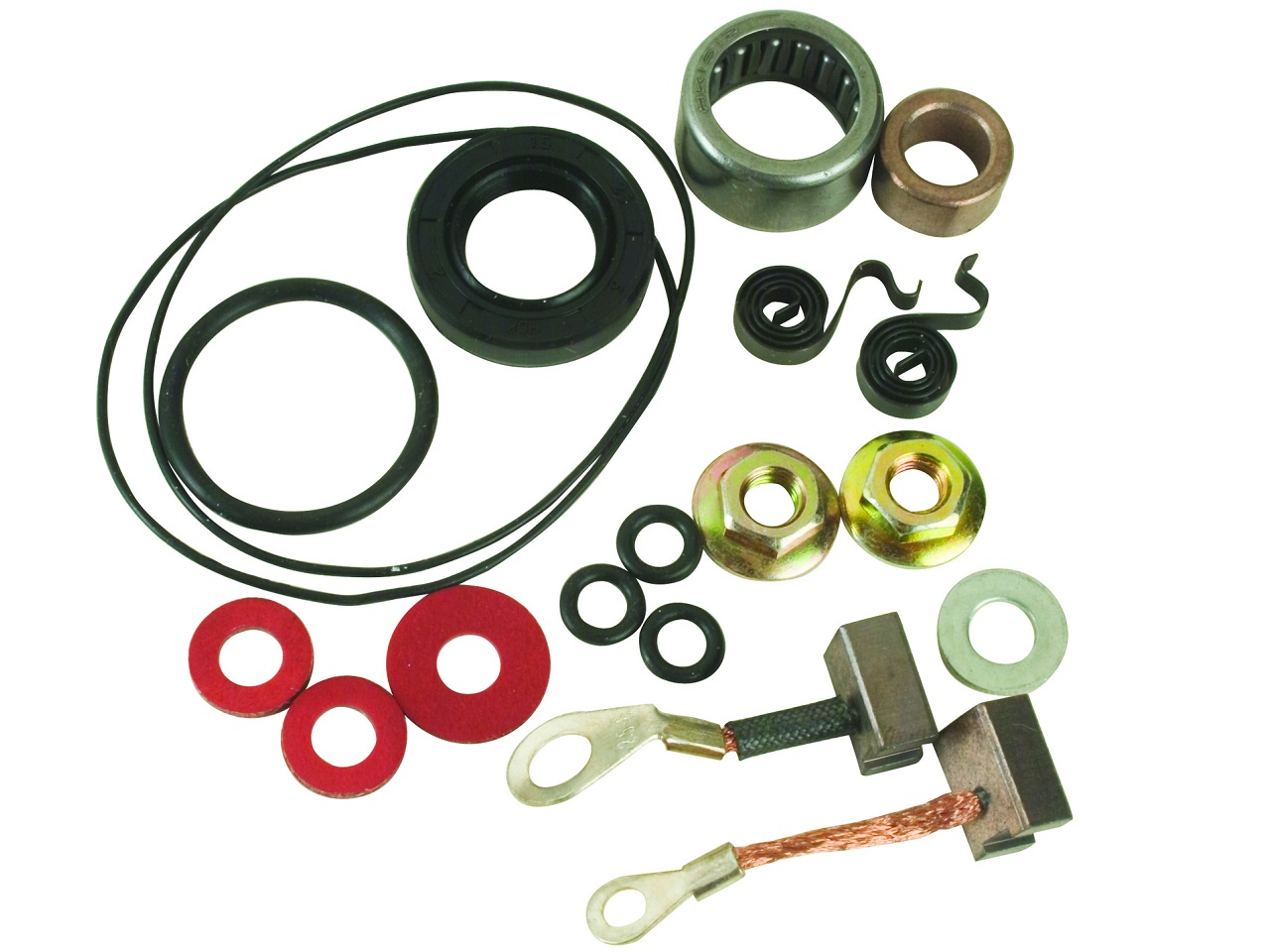 Motorino di avviamento set di spazzole in carbone Yamaha FZR400 SR185 XS400 YFB250 YFM250 YTM200 YTM225 - Clicca l'immagine per chiudere