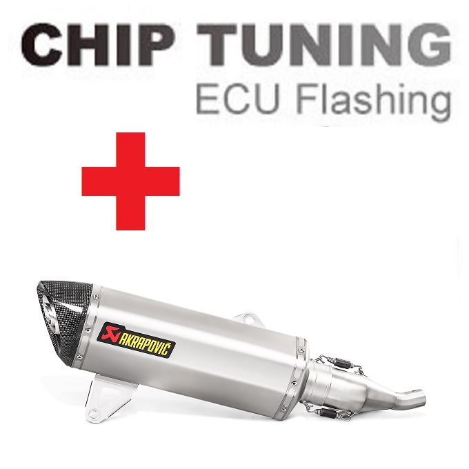 Yamaha X-Max 125 / X-Max 125 ABS 2017-2020 Ottimizzazione flash ECU ad alte prestazioni + Akrapovic S-Y125SO5-HRSS/1 (Fase 3) - Clicca l'immagine per chiudere