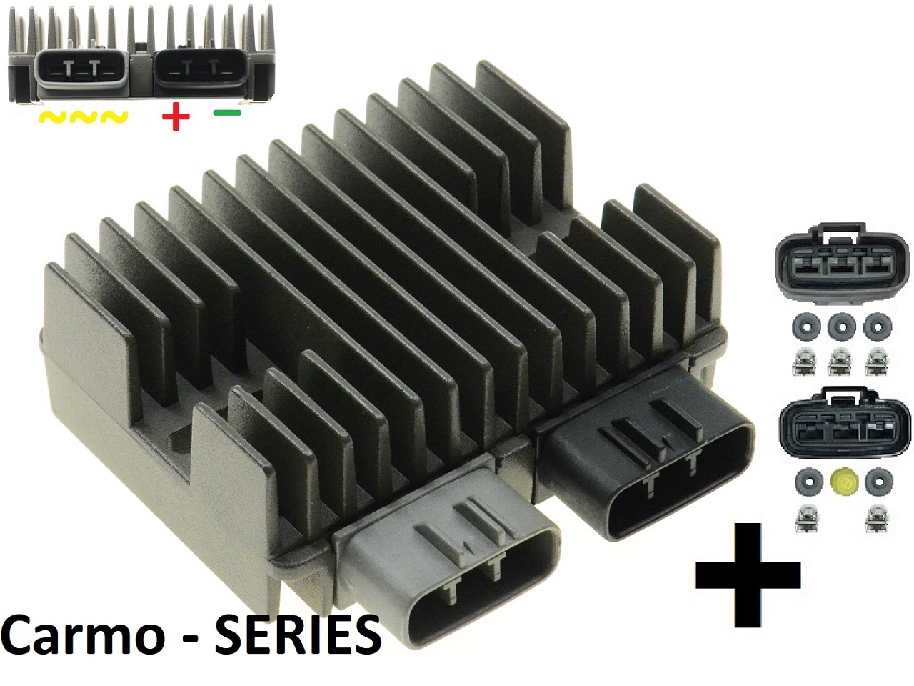 CARR5925-SERIE - MOSFET SERIE SERIES Raddrizzatore del regolatore di tensione (migliorato SH847) piace compu-fire + connettori - Clicca l'immagine per chiudere