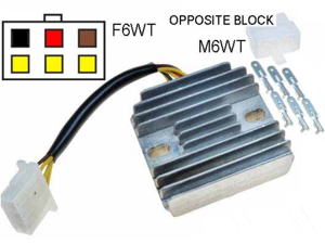 CARR151 - Kawasaki EN500 GPZ500 MOSFET Raddrizzatore del regolatore di tensione SH530-12