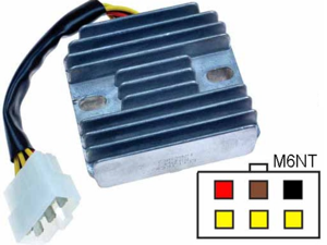 CARR204-ER5 Kawasaki Zephyr ER5 MOSFET Raddrizzatore del regolatore di tensione