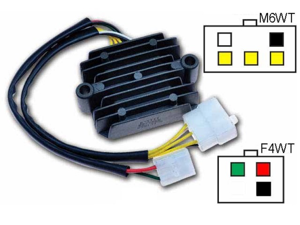 CARR211 Honda CB MOSFET Raddrizzatore del regolatore di tensione (SH234-12, SH236-12, SH236A-12, SH236B-12, SH538-12, SH255-12)
