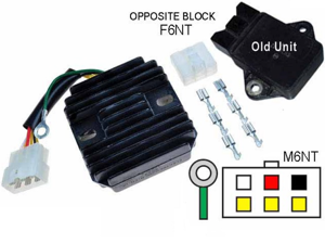 CARR231 - Honda CB750 Nighthawk CB1000 CBR1000F Hurricane ST1100 MOSFET Raddrizzatore del regolatore di tensione (Rotor-2)