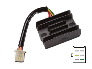 CARR2671 - Honda Raddrizzatore del regolatore di tensione 31600-MC4-000 / 31600-KG0-000