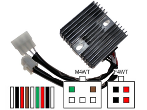 CARR411 - Yamaha XJ1100 MOSFET Raddrizzatore del regolatore di tensione 10M-A0 / SH252