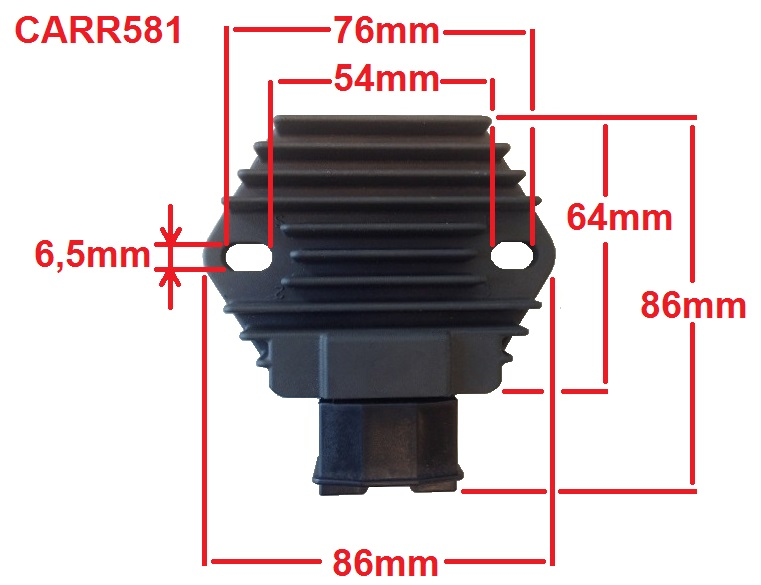 CARR581 dimentions